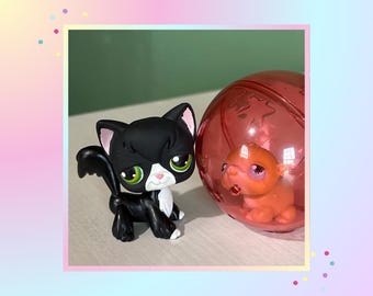 LPS 猫 #1301 子猫 リトルペットショップ 本物ペット - Etsy 日本