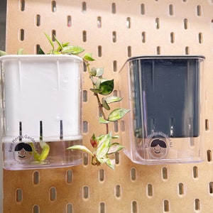 Self-Watering Hanging Planter Pot Ikea Milsbo Greenhouse Pegboard