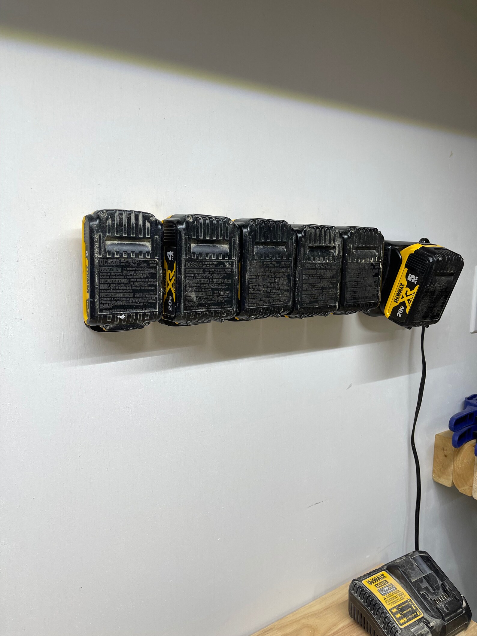 Dewalt 20V Battery Holder Dewalt 20 Volt Battery Holder Etsy