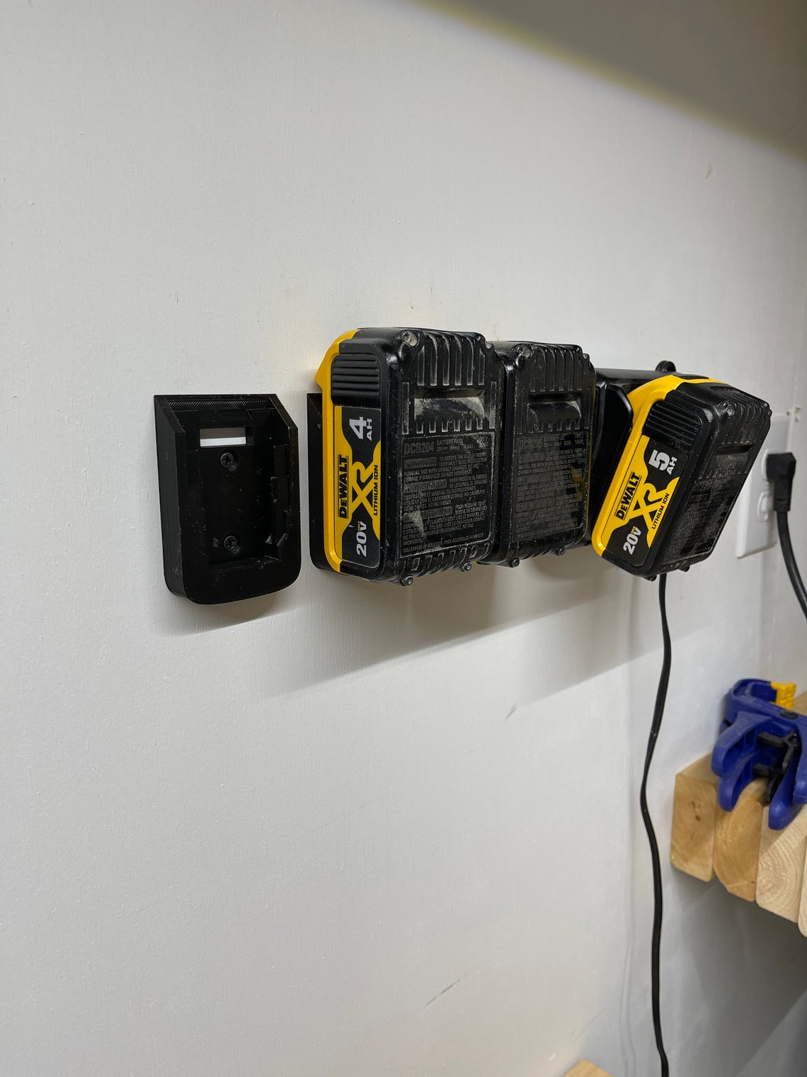 Dewalt 20V Battery Holder Dewalt 20 Volt Battery Holder Etsy