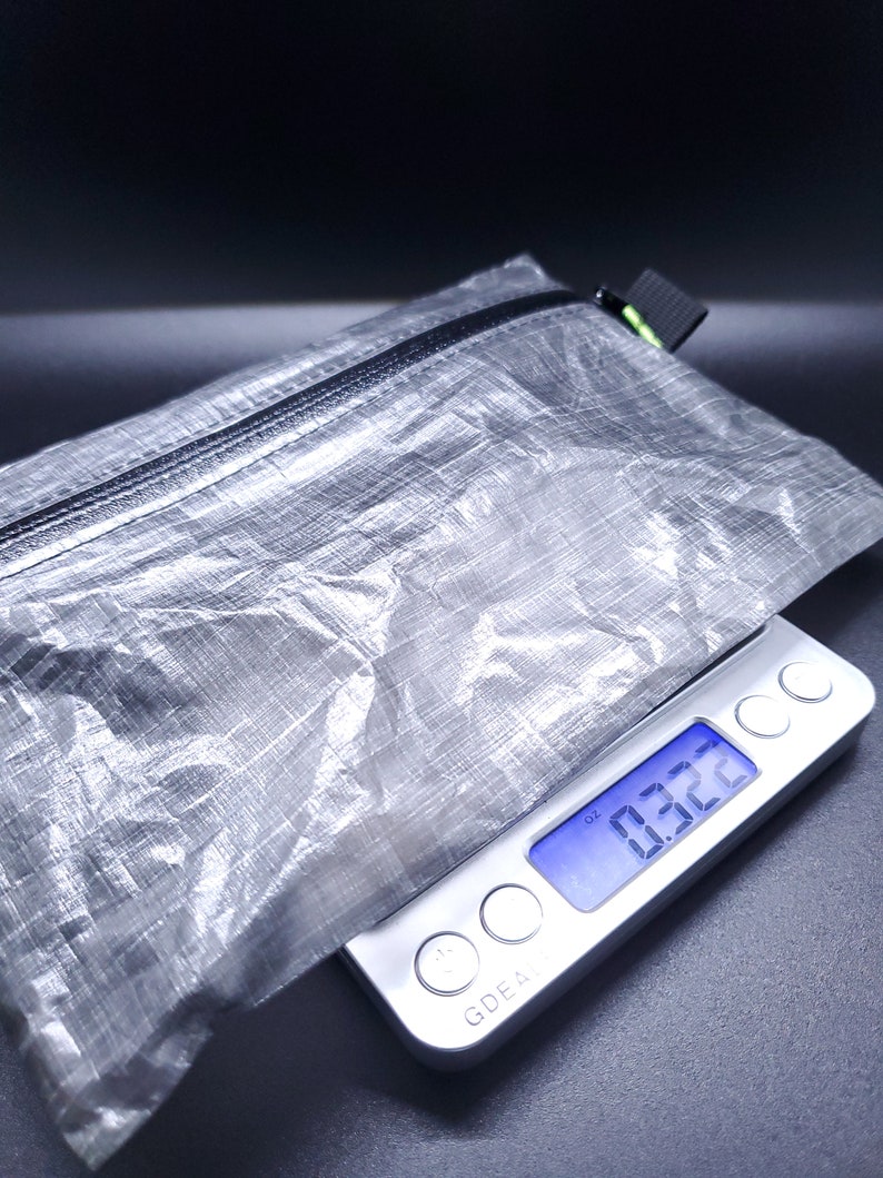 Ultralight Zipper Pouch Dyneema Black or White Etsy
