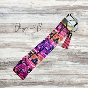 Lineman | Power Line Worker | Utility Line | Hurricane | Faux Leather | Key Fob | Key Chain