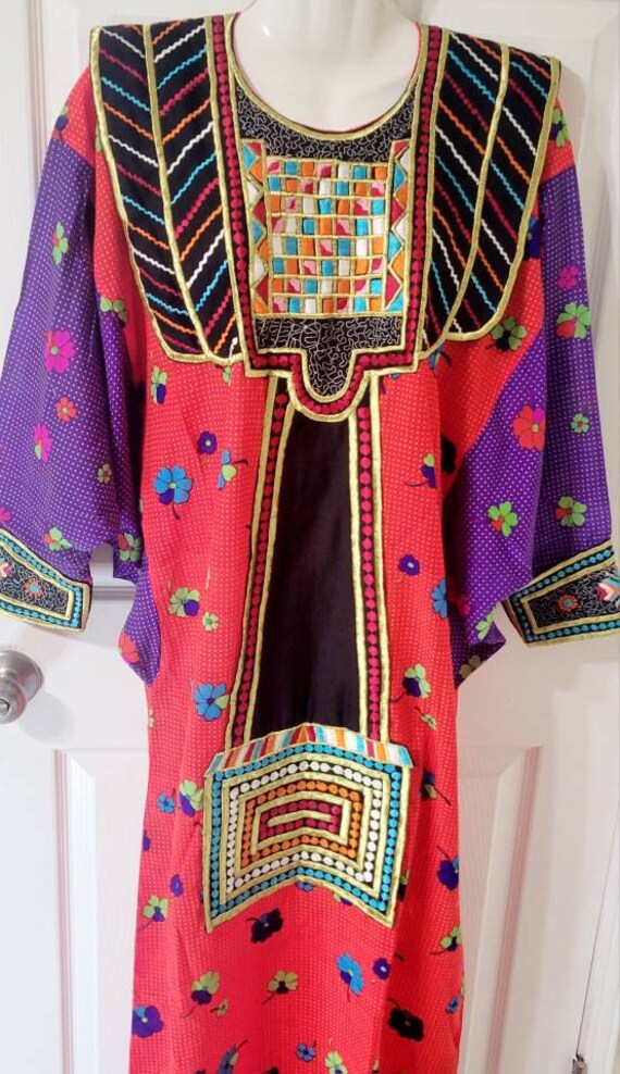 Vintage handmade Kaftan dress