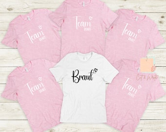 Iron-on transfers "Bachelorette Party" | Bachelorette Party | Bachelorette Party Shirts | Bachelorette Party Shirts | Bride Shirt | Team Bride