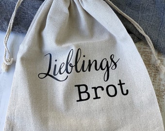Linen bread bag | Bread storage | Bread bag | Reusable