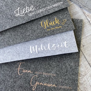 Felt placemat - individually printed