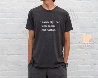 Iron-on transfer "Traces of Wine" | Plotter image | T-shirt print | Wine drinker | Saying