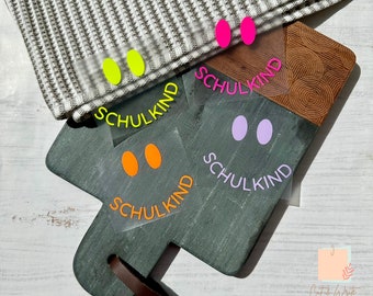 Iron-on transfer "Schoolchild" | Plotter image | T-shirt print | Smile | Happy | Saying | Applique | Upcycling | Iron-on transfer