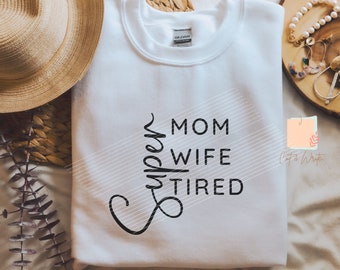 Iron-on transfer "Super Mom" | Plotter image | T-shirt print | Super Mom | Super Wife
