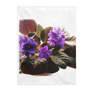 Blomkruka Sunshine Velveteen Plyschfilt