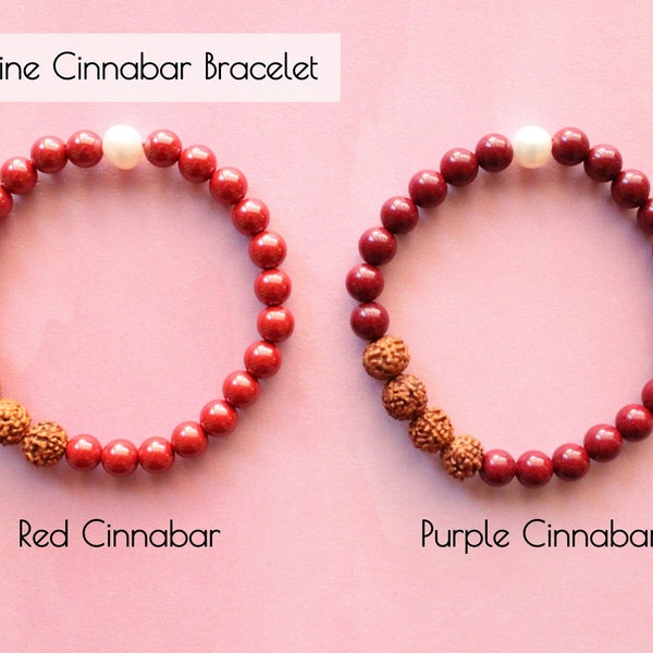 Cinnabar Bracelet Etsy