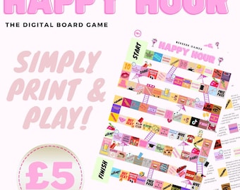 Happy Hour - The Printable Drinking Game