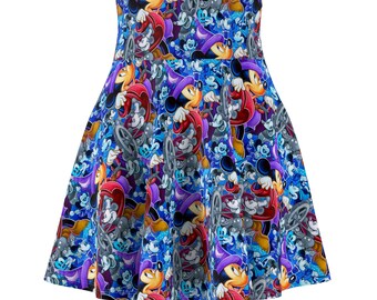 Mickey Fantasia Women's Skater Skirt (AOP)