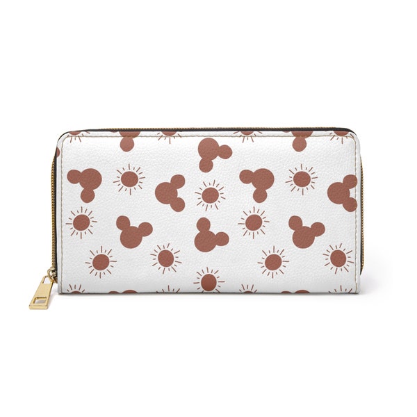 Mickey Sun Zipper Wallet