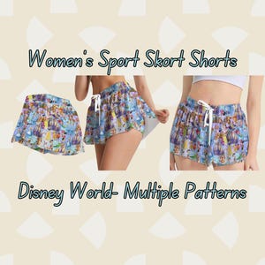 Disney World Women's Sport Skort's With Pocket