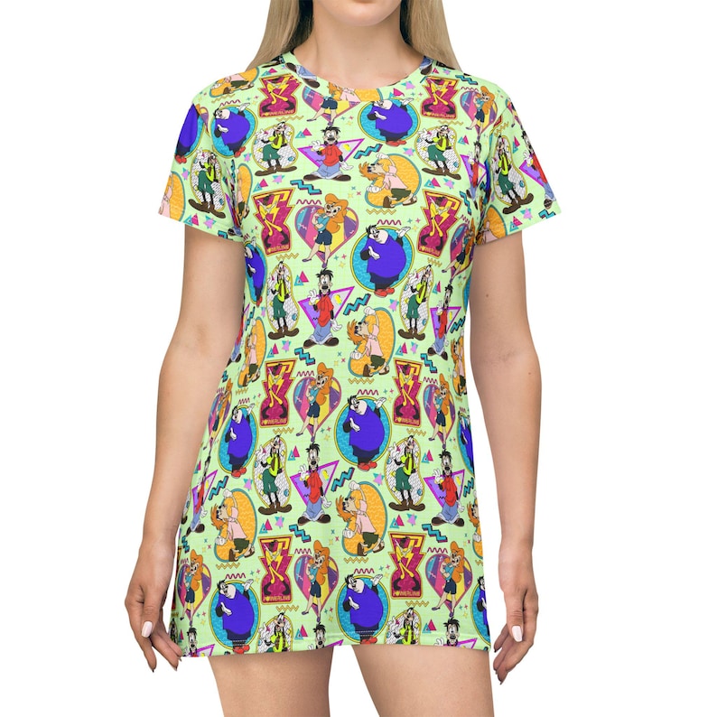 Goofy Movie Women's T-Shirt Dress image 1