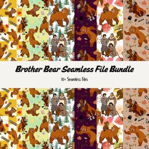 Brother Bear Seamless File Bundle