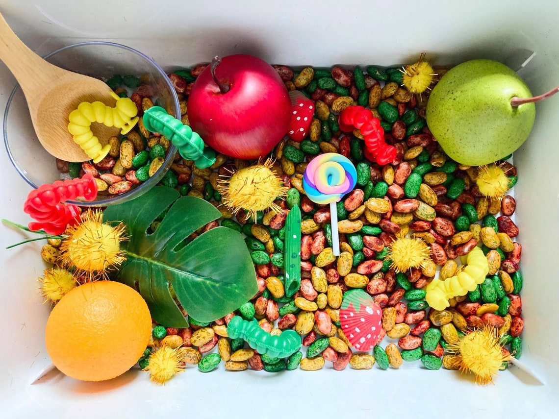 Hungry Caterpillar Sensory Bin Kit Etsy