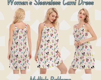 Disney Inspired Cami Dress | Spaghetti Strap Summer Dress | Lightweight Disney Vacation Beach Outfit