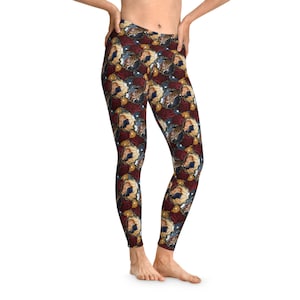 Beauty & The Beast Women&#39;s Stretchy Leggings (AOP)