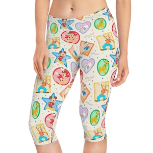 Mickey & Friends Women's Capri Leggings
