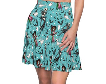 Nightmare Before Christmas Women's Skater Skirts (multi-product listing)
