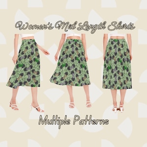 Disney Mid-Length Women&#39;s Skirt – Stylish & Magical Character Apparel
