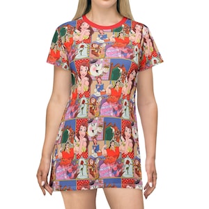 Beauty & The Beast Women's T-Shirt Dress