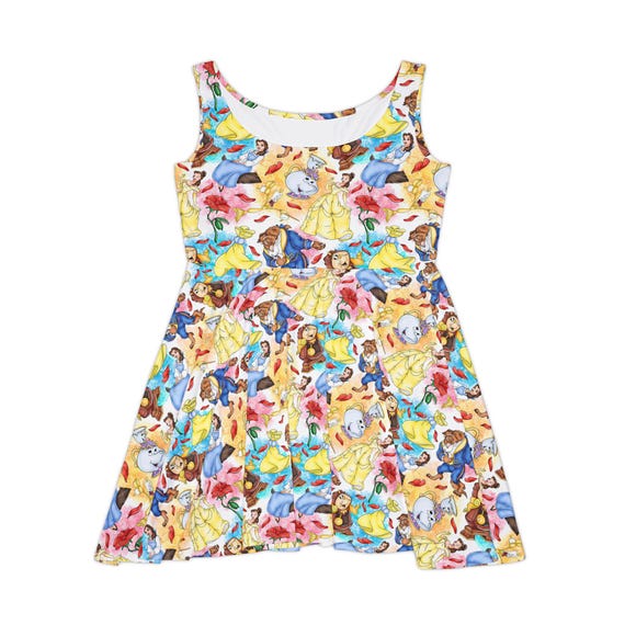 beauty and the beast skater dress Beauty and the Beast Skater Dress