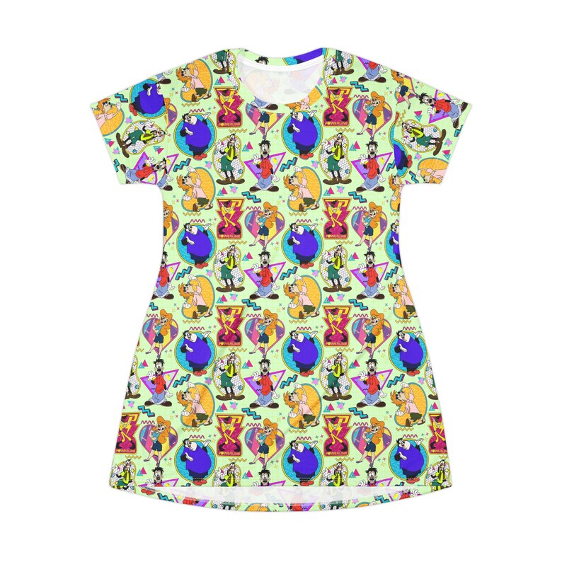 Goofy Movie Women's T-Shirt Dress image 2