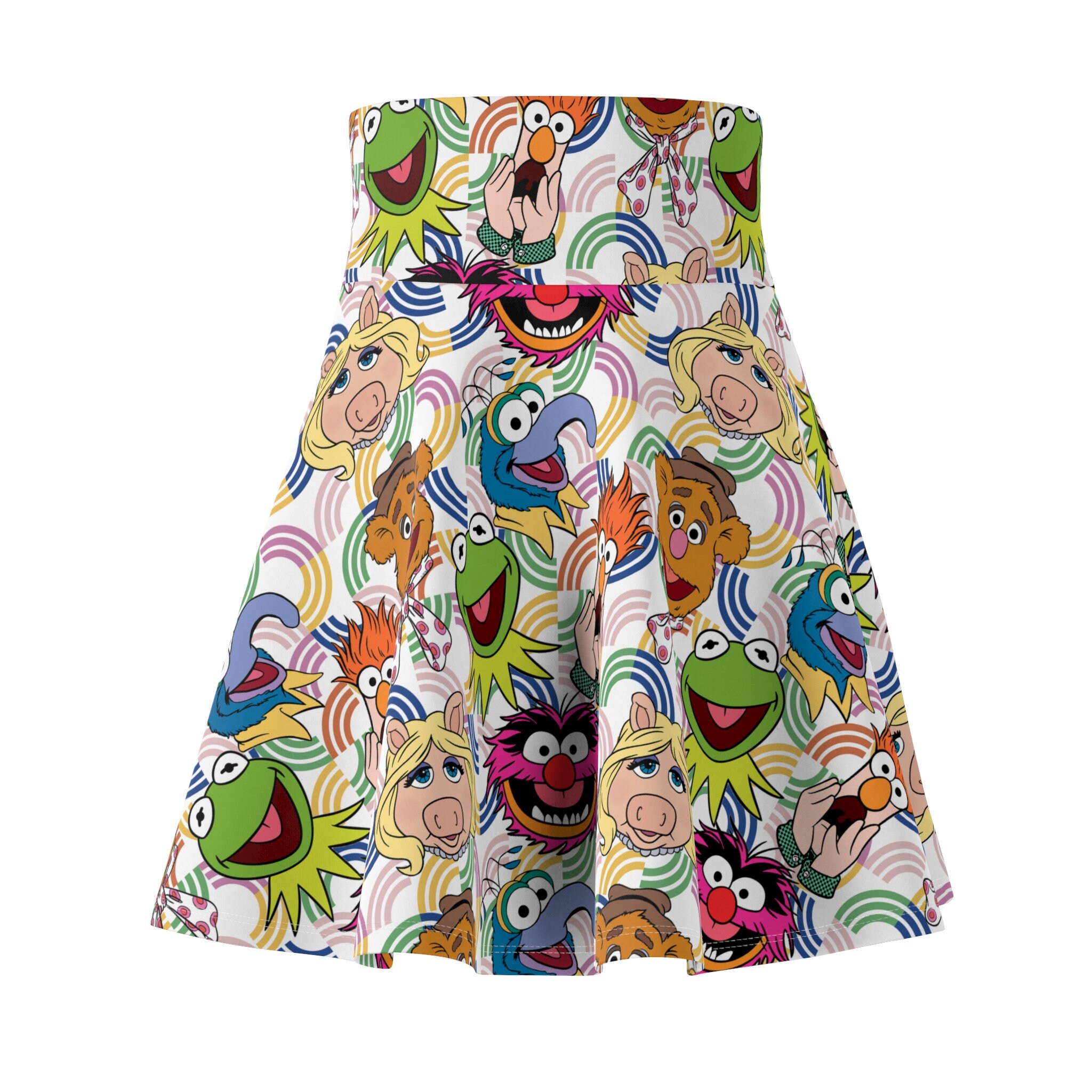 Discover The Muppets Disney Dibujos Animados Merch Fan Regalo Disneyworld Falda Skater