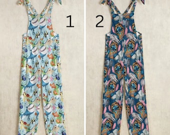 Disney All-Over-Print-Jumpsuits, Overall, Strampler