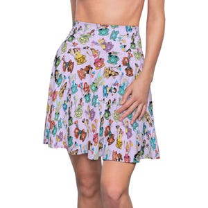 Princess Teacups Women&#39;s Skater Skirt
