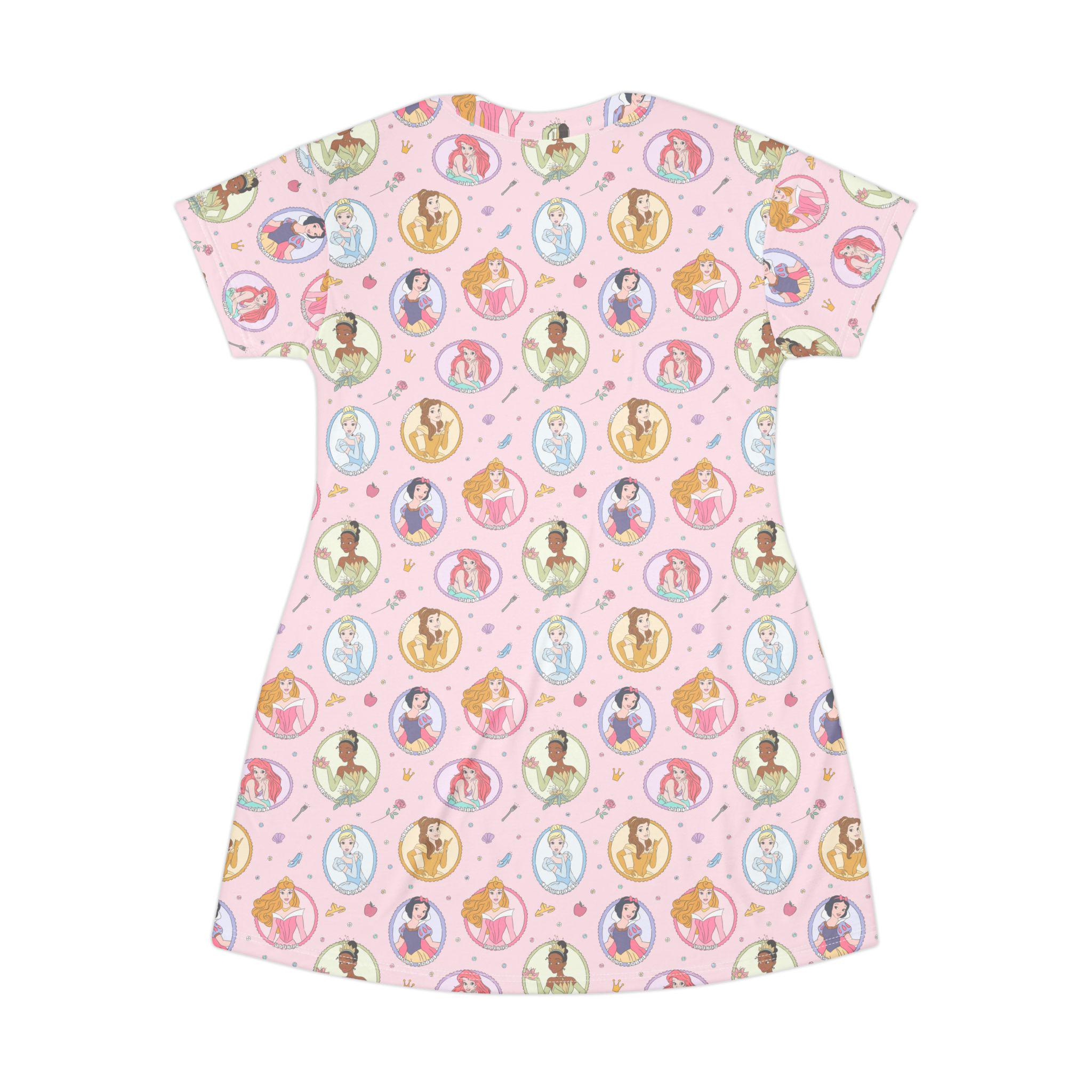 princess t shirt dress Why wear one Princess T-Shirt dress when you could wear TWO?! Once again,  our Disney Princess T-Shirt dresses are almost gone... but will they ever  be back?  : @leajulesstyle #disney