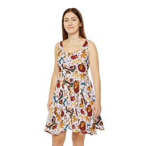 Lion King Women&#39;s Skater Dress (AOP)