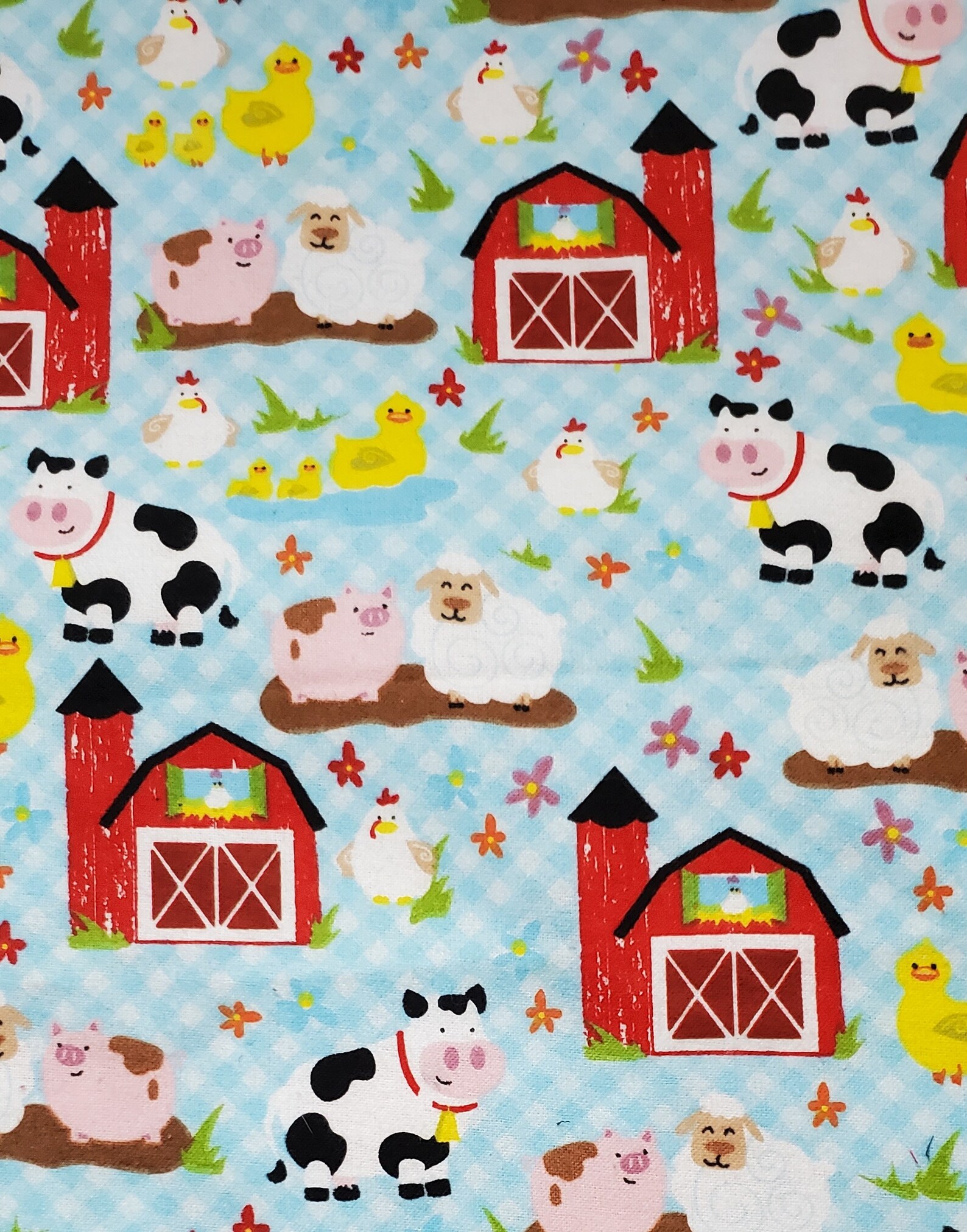 Farm Baby Blanket/ Personalized Farm Theme Baby Blanket Etsy
