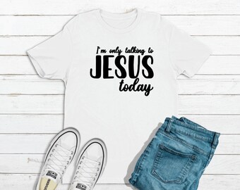 Solo estoy hablando con Jesús hoy.