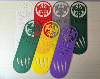 Wings of Fire Personalized bookmark - 6in long