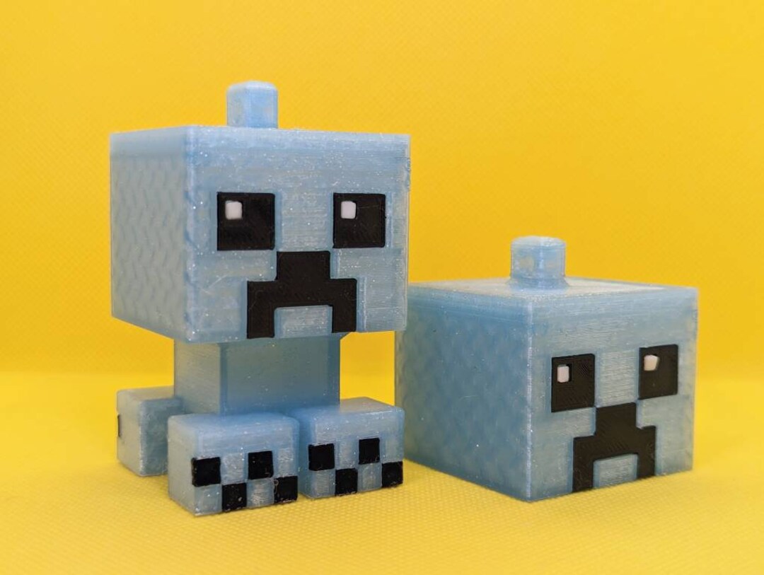 Figurines Pop Minecraft- MINECRAFT - Mini POP - Blue Creeper + T
