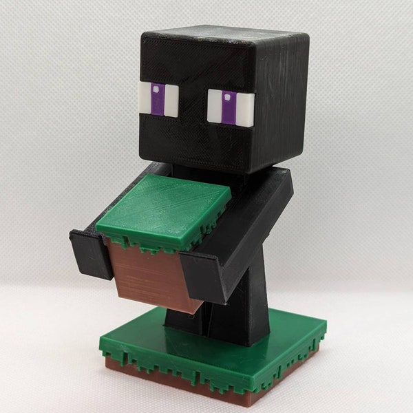 Minecraft Enderman Chibi Cute Figure Holder