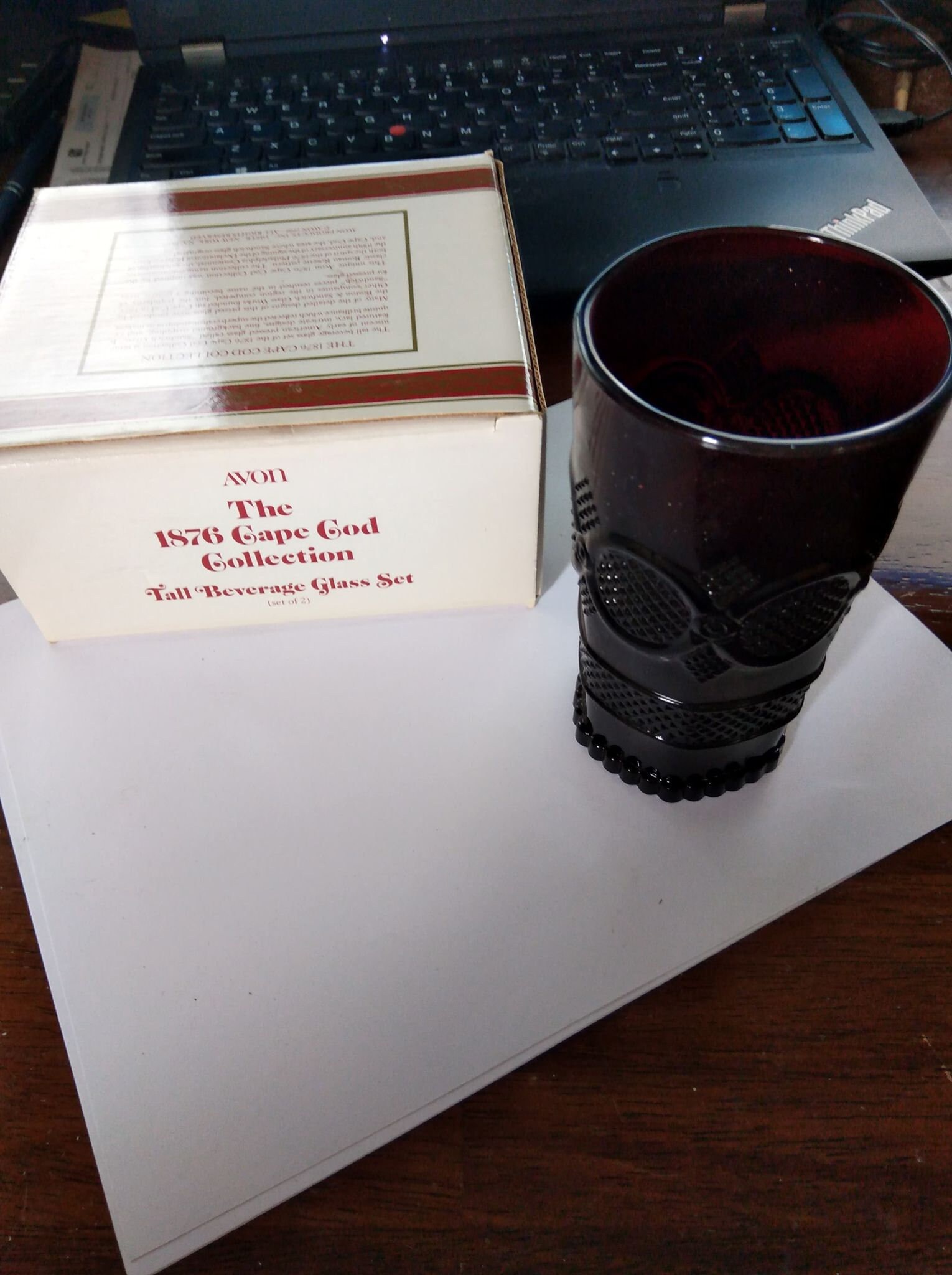 Avon The 1876 Cape Cod Collection Tall Beverage Glass Etsy