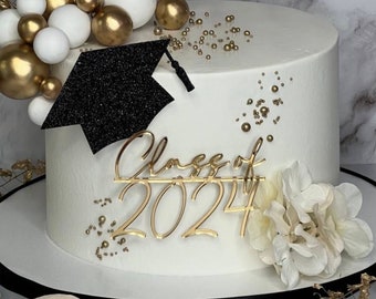 Graduation cake charm • graduation decorations 2025 • Class of 2025 • Congrats grad