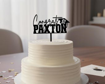 Personalized 2026 Graduation Cake Toppers & Decorations for High School or College Celebrations