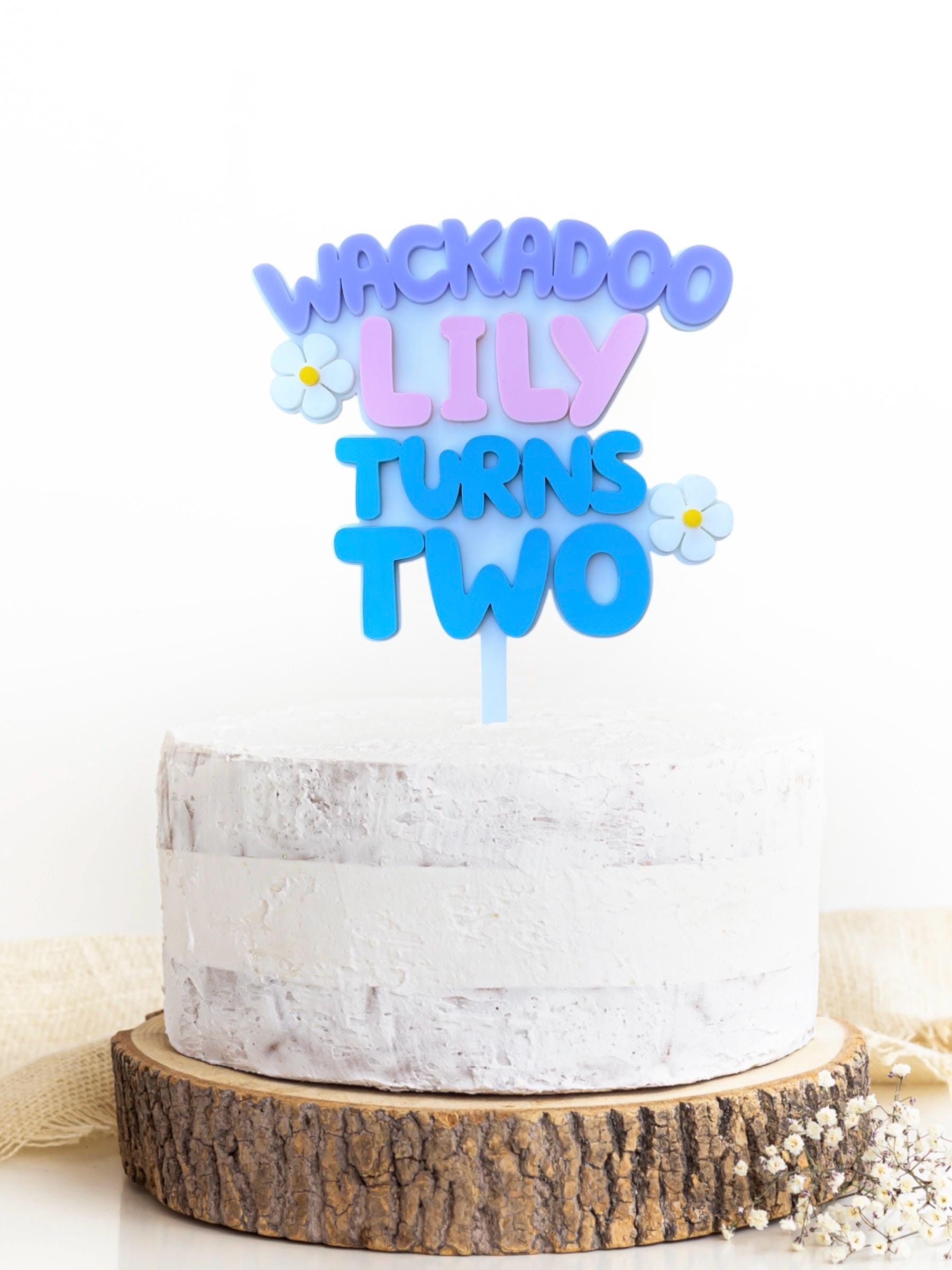 Wackadoo Bluey Cake Topper