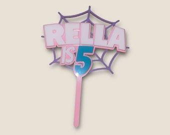 Adorno para tarta de Spidey y sus increíbles amigos / Fiesta de cumpleaños de Spidey y sus amigos / Fiesta de Spider-Man / Fiesta de cumpleaños de niños pequeños