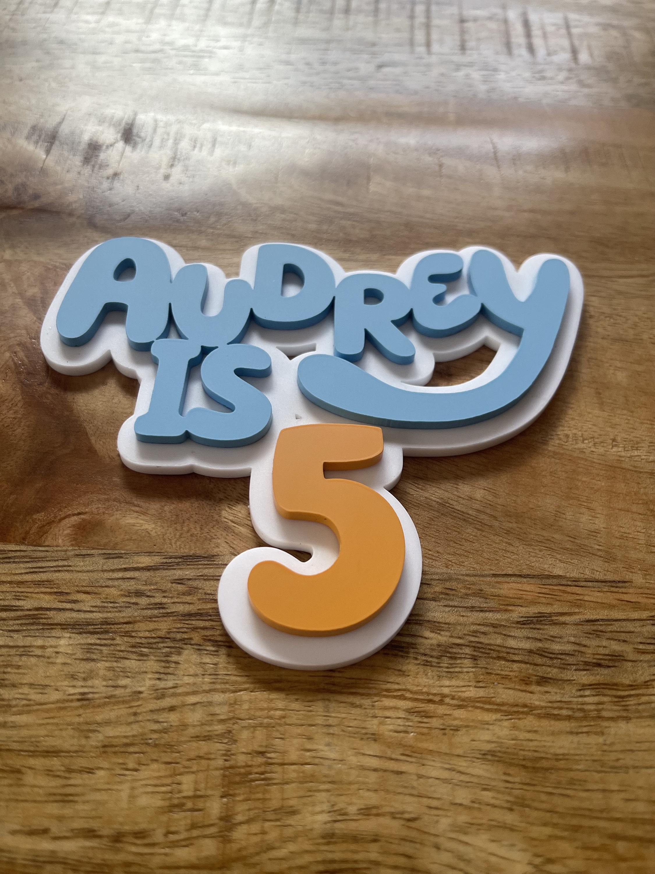 Bluey Cake Topper