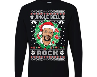 Jingle Bell Rock Noël laid drôle à manches longues