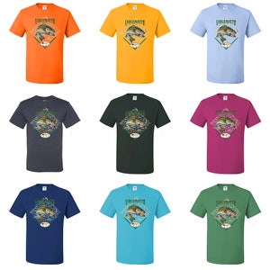 Diamond fishing for large mouth bass fashion graphic mens t-shirts