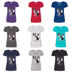 If it&#39;s not a boston terrier it&#39;s just a dog gift dog lover graphic womens v neck