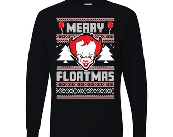 Joyeux Noël clown moche Noël à manches longues